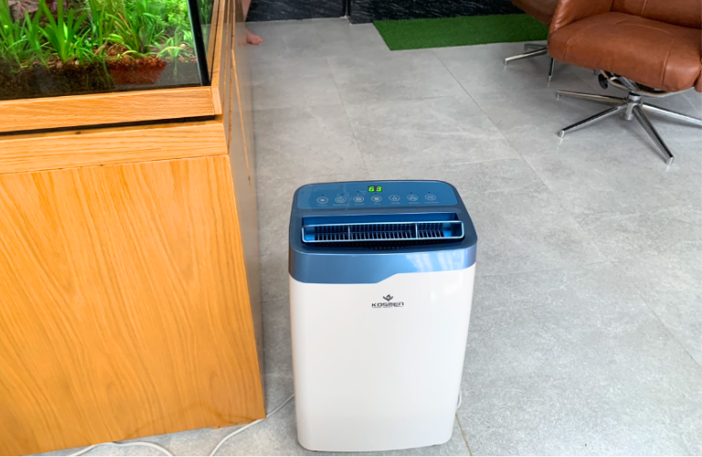 Sừ dụng m&aacute;y h&uacute;t ẩm trong nh&agrave; để loại bỏ ẩm mốc