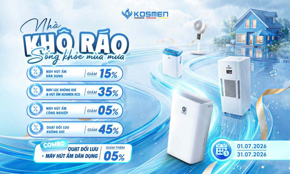 Th&aacute;ng 7 n&agrave;y, đừng bỏ lỡ ưu đ&atilde;i giảm đến 45% từ Kosmen