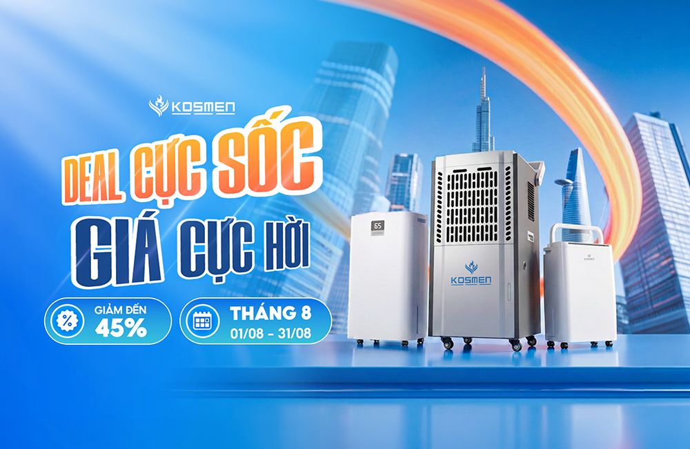 Săn ngay deal hời đến 45% c&ugrave;ng Kosmen trong Th&aacute;ng 8 n&agrave;y!
