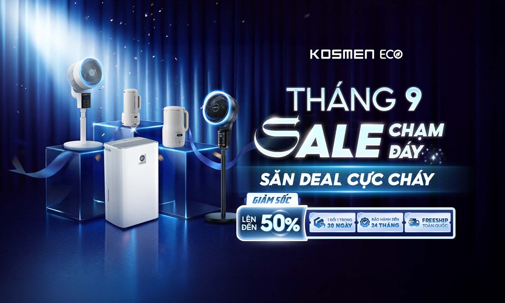 [KOSMEN ECO] Tháng 9 Sale Chạm Đáy - Săn Deal Cực Cháy 