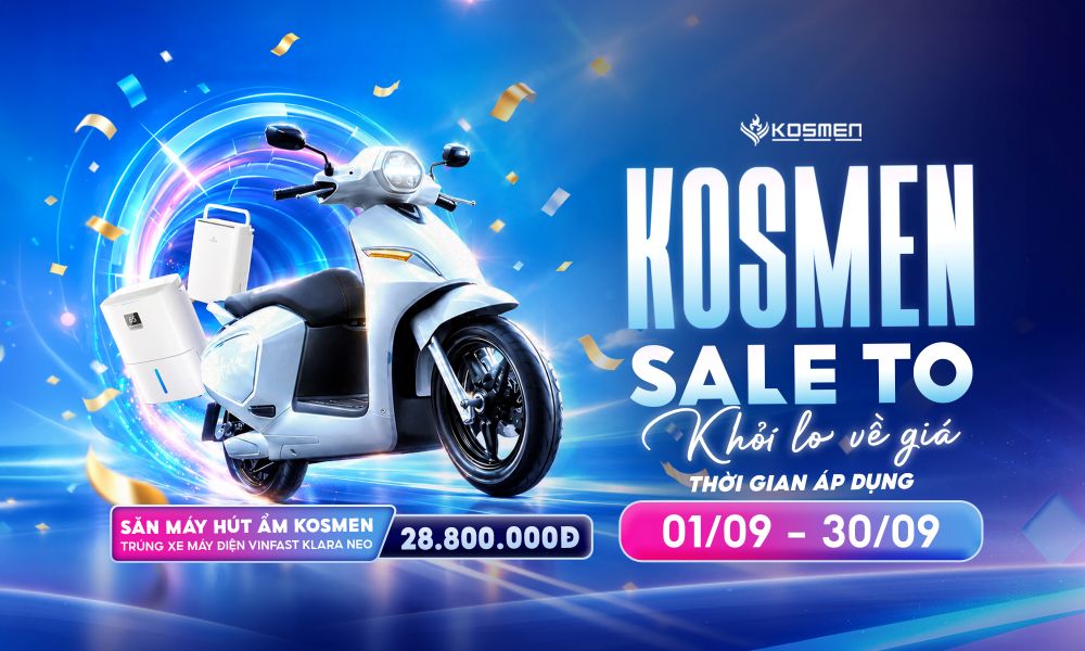 Tháng 9 Deal Chồng Deal, Cùng Kosmen Săn Ngay VinFast KLARA NEO
