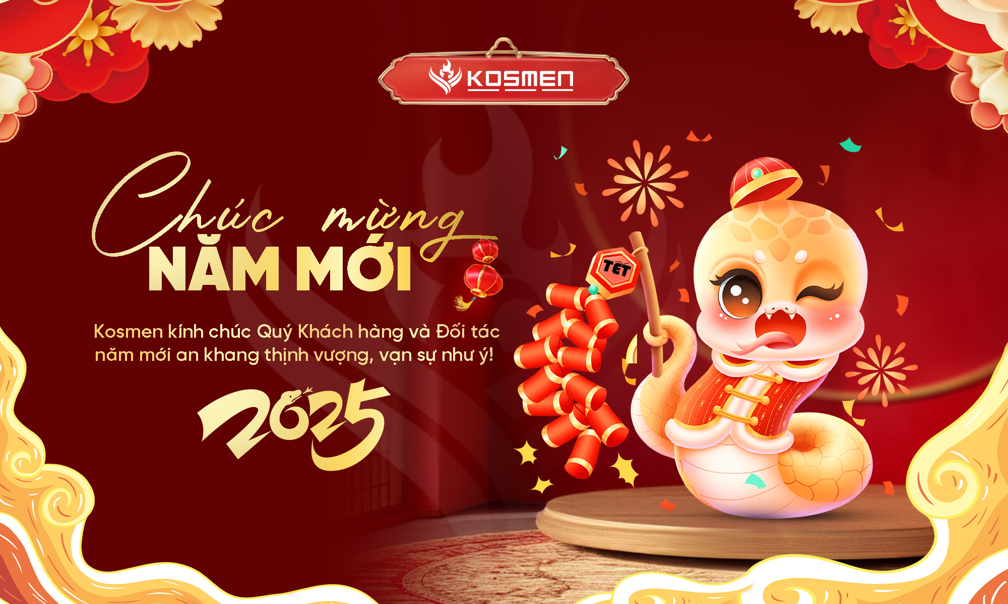 Kosmen Chào Năm Mới 2025: Hành Trình Mới - Sức Sống Mới!