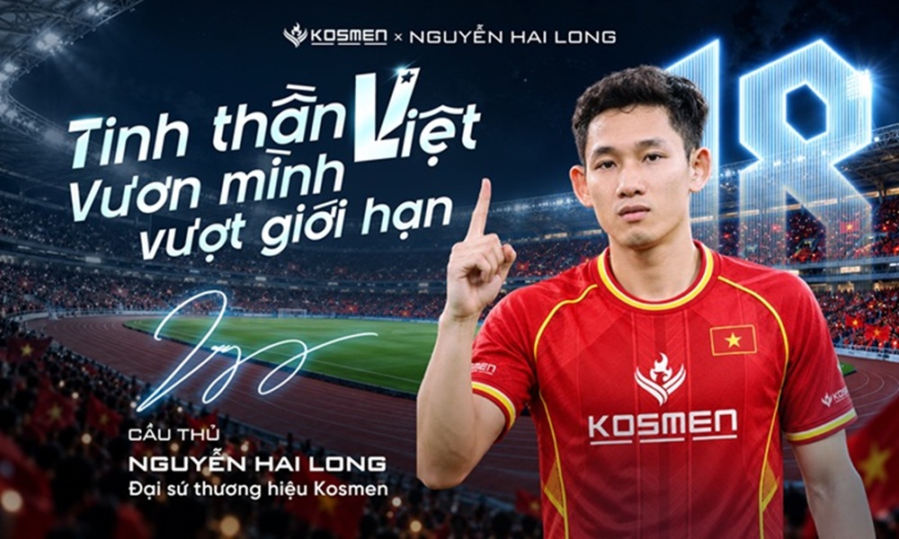 Nguy&ecirc;̃n Hai Long cùng Kosmen cùng hướng đ&ecirc;́n tinh thần &ldquo;Vươn m&igrave;nh vượt giới hạn&rdquo;