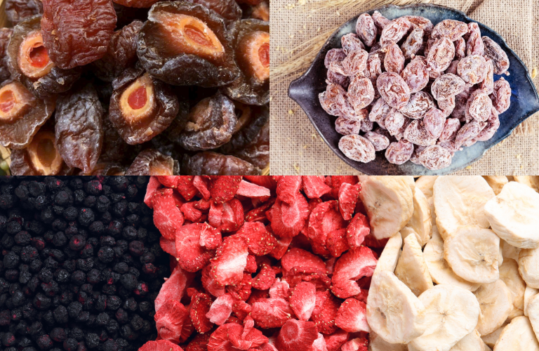 Một số sản phẩm tr&aacute;i c&acirc;y sấy lạnh nổi tiếng tại Sơn La