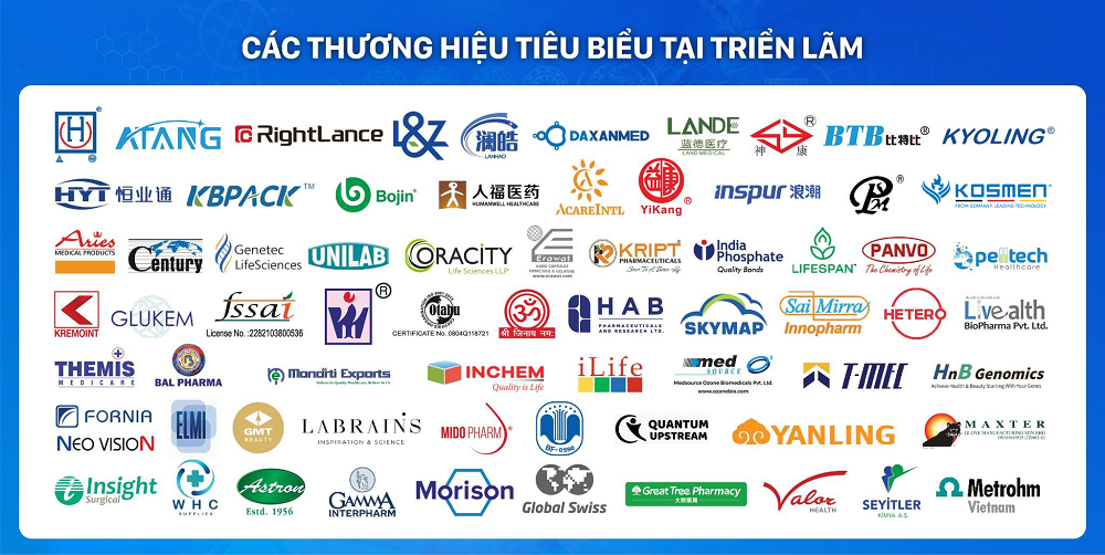 Triển l&atilde;m quy tụ nhiều đơn vị h&agrave;ng đầu trong lĩnh vực y dược