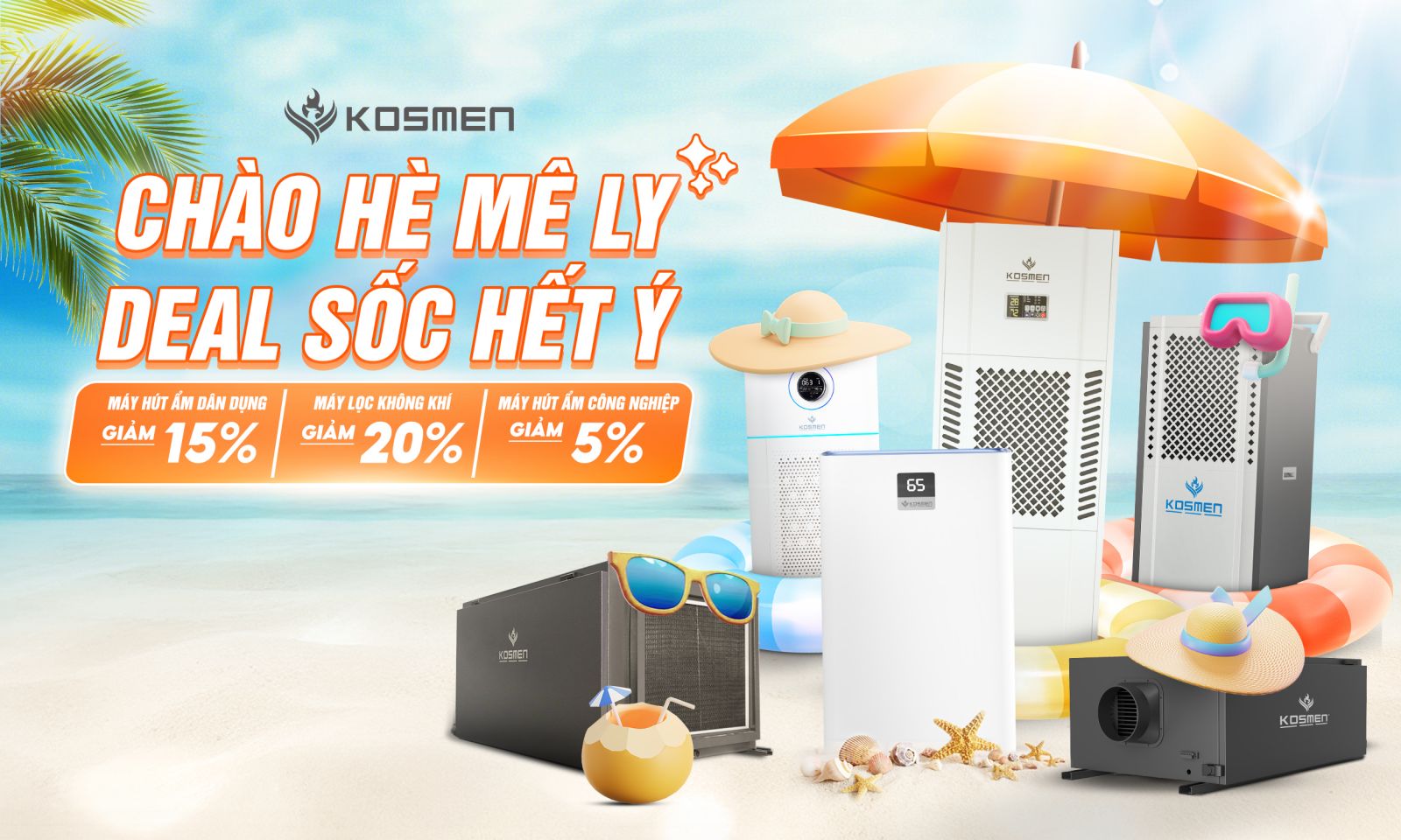 Chương tr&igrave;nh khuyến m&atilde;i hấp dẫn tr&ecirc;n s&agrave;n thương mại điện tử Kosmen