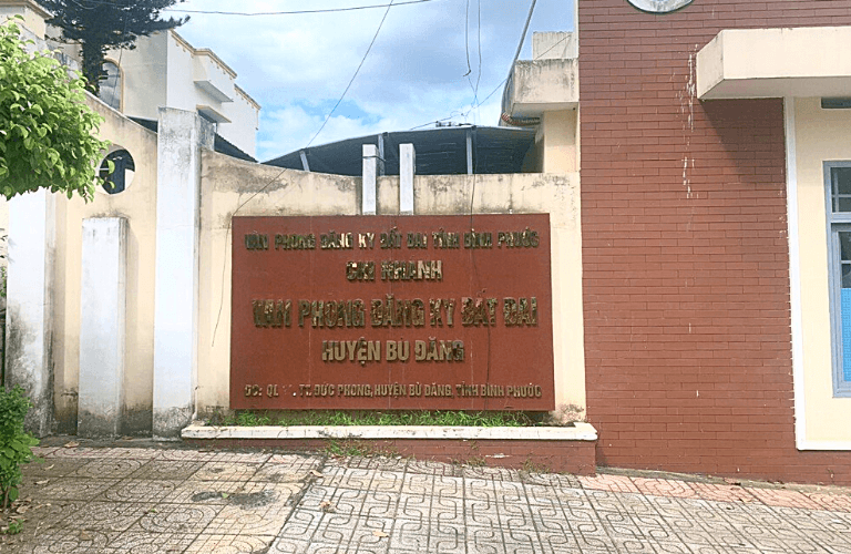 Bảo quản tài liệu tại Văn phòng đăng ký đất đai huyện Bù Đăng