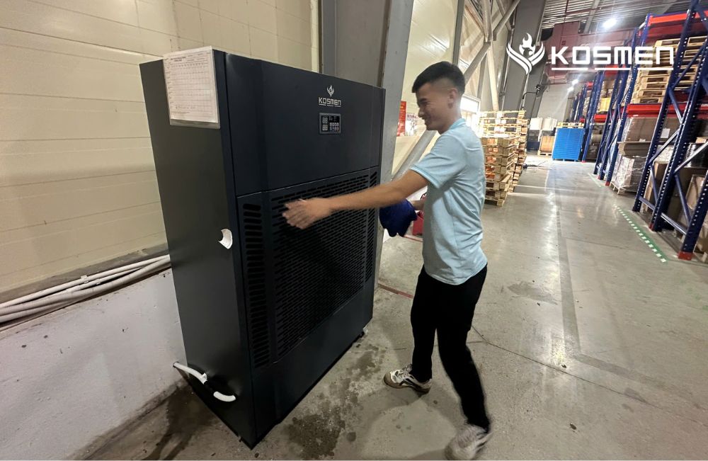 Xác nhận bàn giao máy hút ẩm công nghiệp Kosmen KM-480S